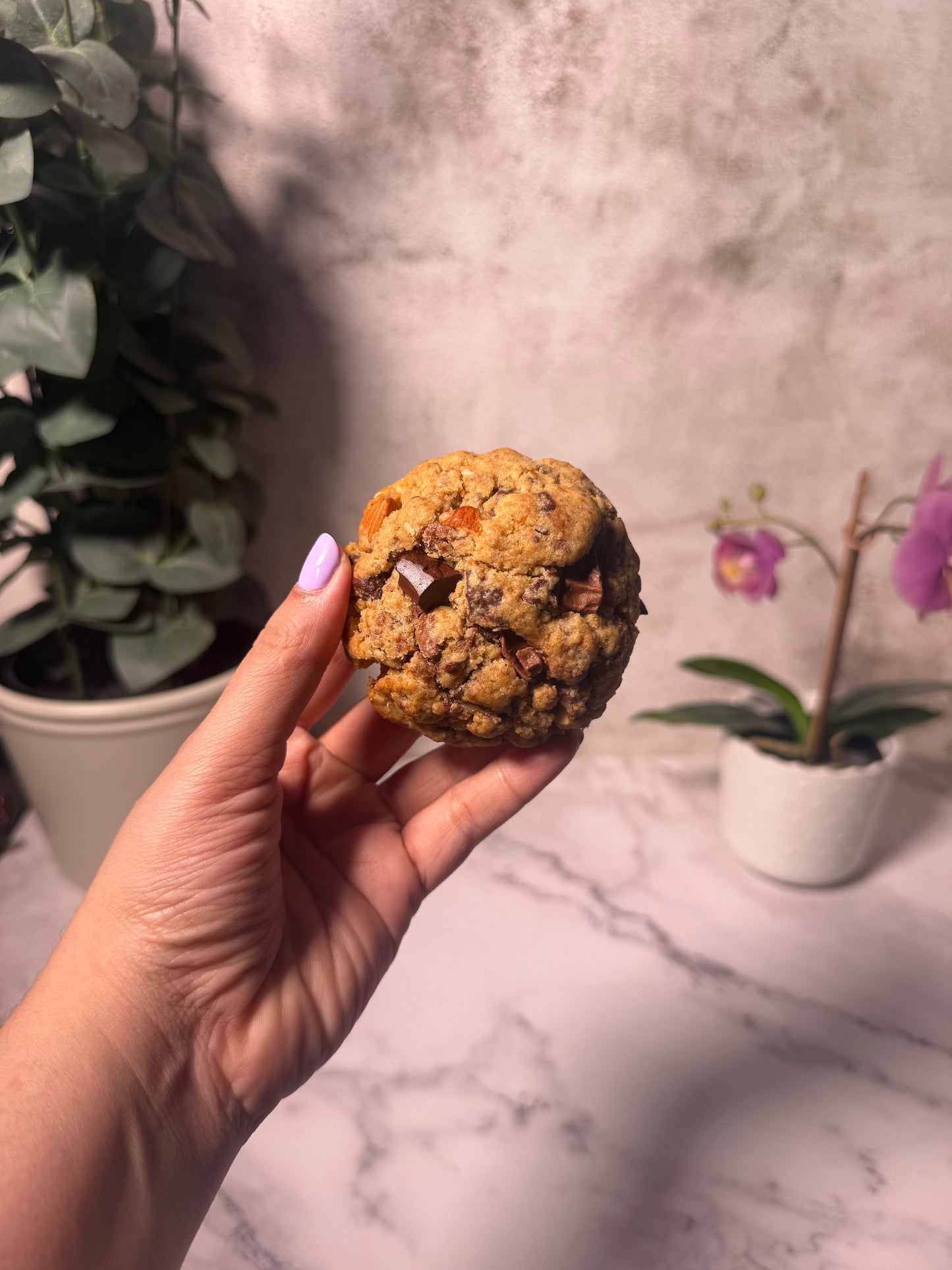 Almond Nutella Chunky NY Cookie